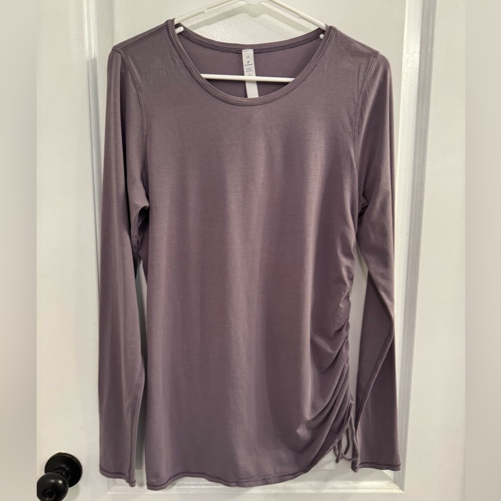 Lululemon Cinch It Long Sleeve Dusky Lavender